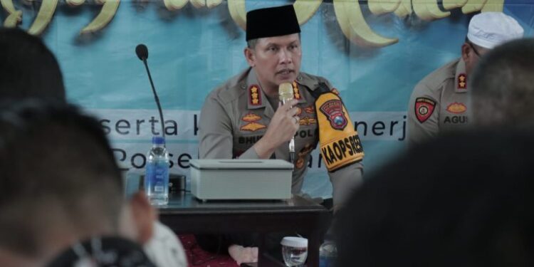 Binrohtal Akhir Tahun 2023, Kapolresta Malang Kota adakan Pengajian dan Ajak Anggotanya Doa Bersama