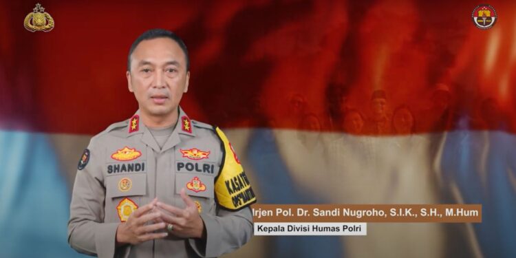 Bersama Polri Ayo Ciptakan Pemilu Yang Aman Tertib Damai Dan Bermartabat