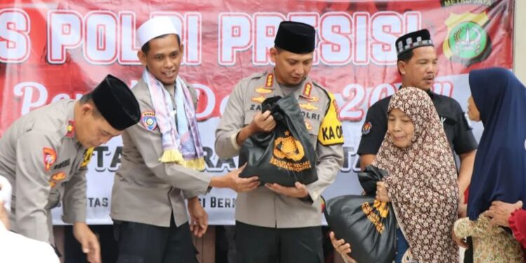 Pemilu Damai, Kapolres Metro Tangerang Kota Gelar Bakso Polri Presisi di Batuceper