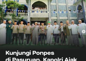 Kunjungi Ponpes di Pasuruan, Kapolri Ajak Jaga Persatuan Bangsa