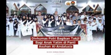 Semangat Ramadhan! Polri Berbagi Kebahagiaan dan Kebaikan di Panti Asuhan Al-Andalusia