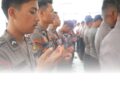 Polresta Bulungan Gelar Shalat Ghaib untuk Tiga Anggota Polri yang Gugur di Lampung