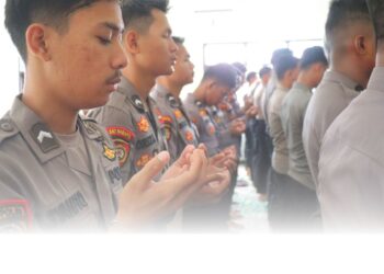 Polresta Bulungan Gelar Shalat Ghaib untuk Tiga Anggota Polri yang Gugur di Lampung