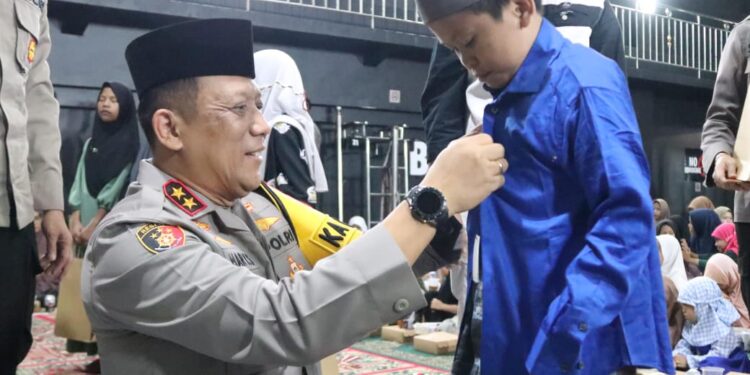 Kapolda Kaltara Berbagi Kebahagiaan Ramadan Bersama Anak-Anak Selumit Pantai