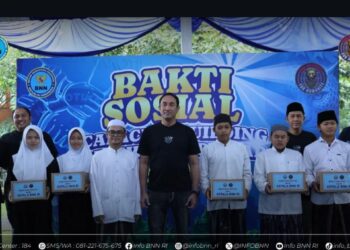 BNN GELAR BAKTI SOSIAL BAGI PONPES DAARUL WASIILAH AL-ABROR