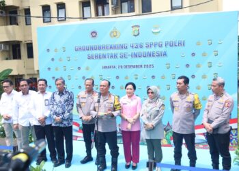 Wakapolri Pimpin Groundbreaking 436 SPPG Serentak, Dukung Program Makan Bergizi Gratis