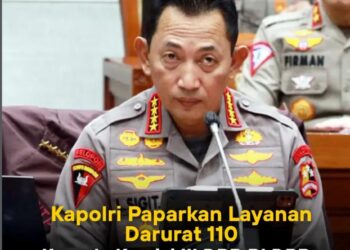 Kapolri Paparkan Layanan 110 Terintegrasi Command Center dan Smart City di Hadapan Komisi III DPR