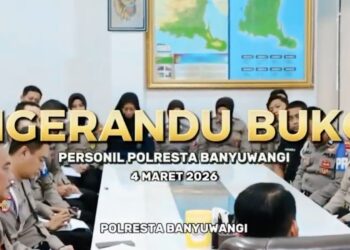 Kegiatan Ngerandu Buko Kapolresta Banyuwangi Bersama Personel