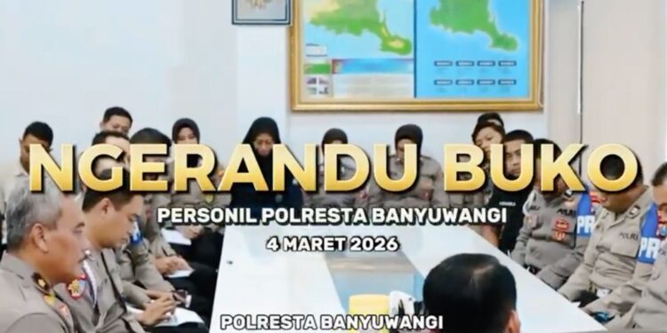 Kegiatan Ngerandu Buko Kapolresta Banyuwangi Bersama Personel