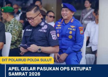 Dir Polairud Polda Sulut Kombes Pol Bayu Aji Yudha Prajas Hadiri Apel Pasukan Dan Siap Sukseskan Operasi Ketupat Samrat 2026